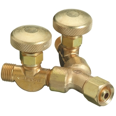 Y CONNECTION WITH VALVES